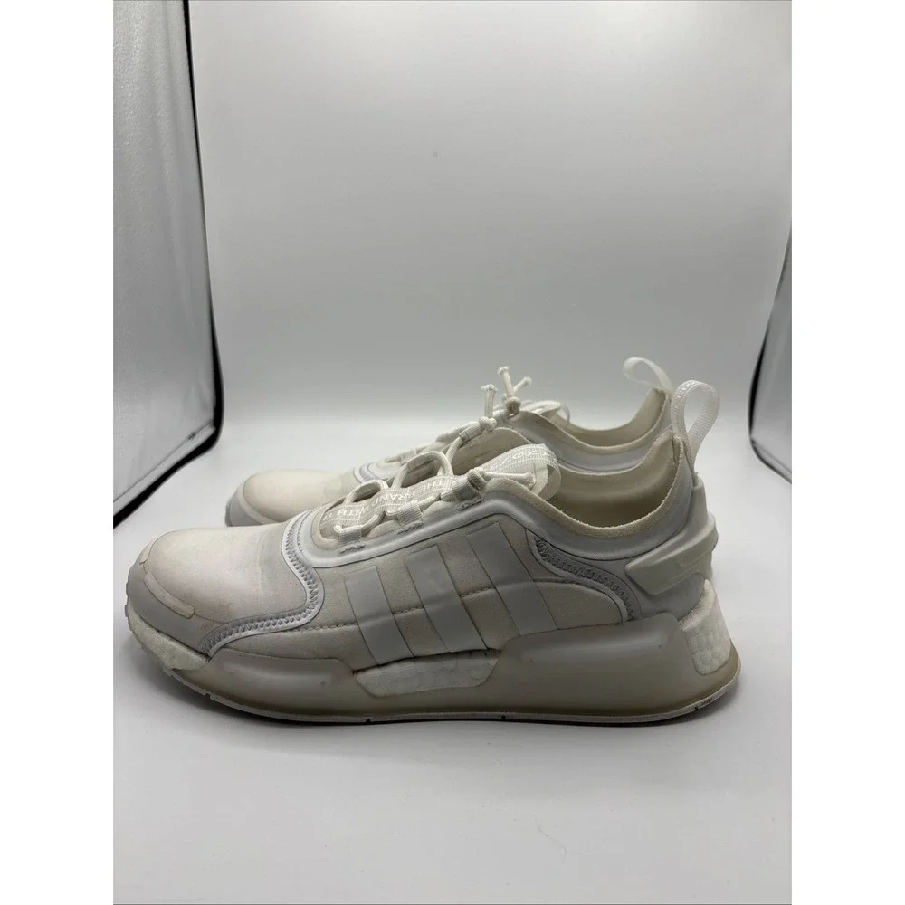 Adidas Originals‎ NMD_V3 Triple White Running Sneakers Men Size Size 8.5